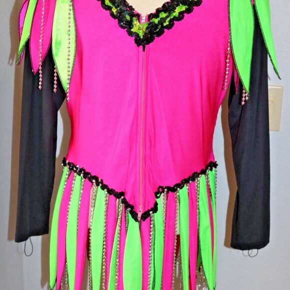 Stylish Rhythmic Gymnastics Leotard, Acrobatic Competition Baton Dance Costume - Picture 10 of 16
